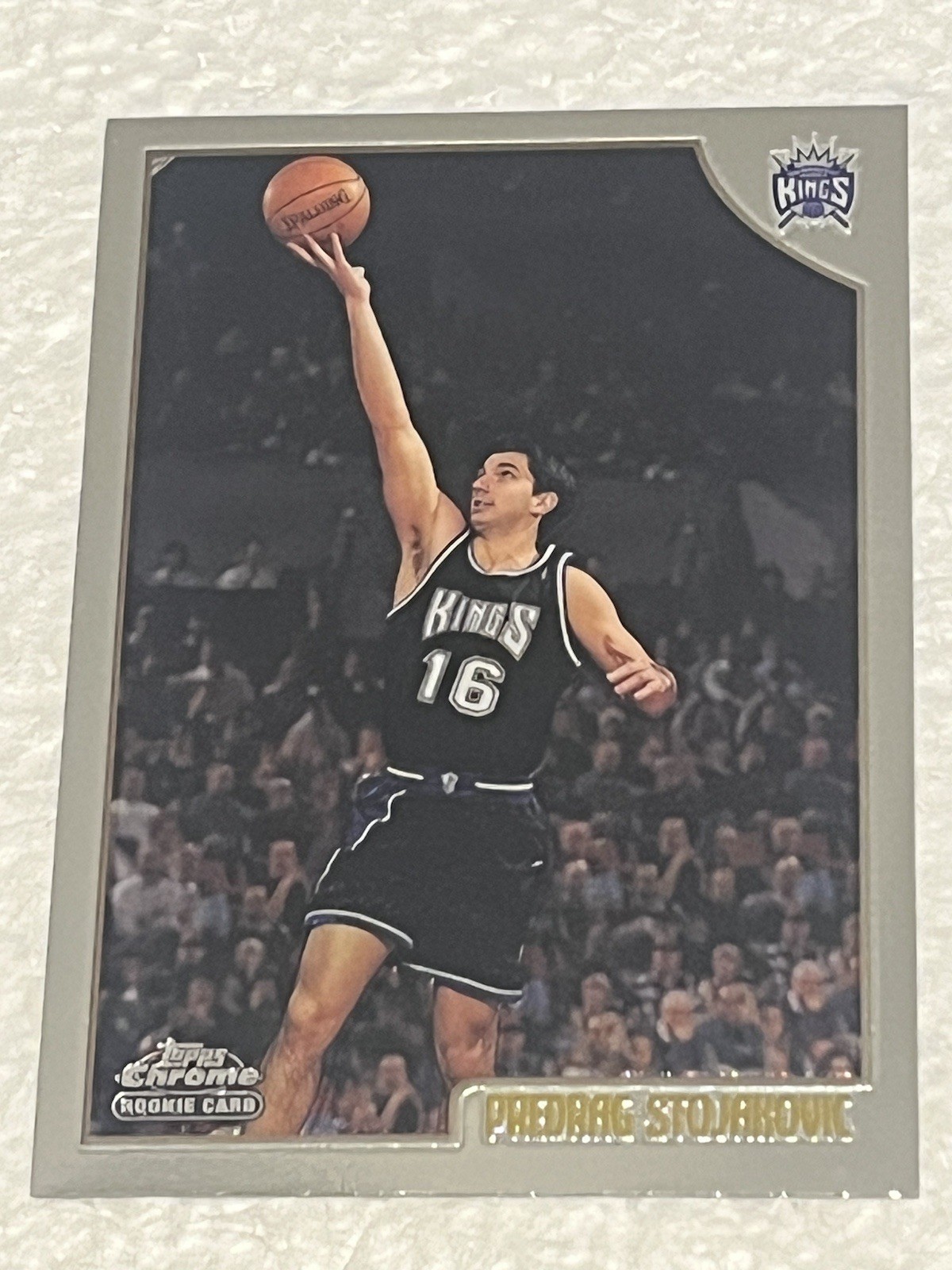 1998-99 Topps Chrome Predrag Stojakovic #201 Rookie RC Sacramento Kings