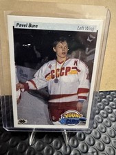 ? 1990-91 Upper Deck Hockey Base Card Rookie #526 Pavel BURE ?. rookie card picture