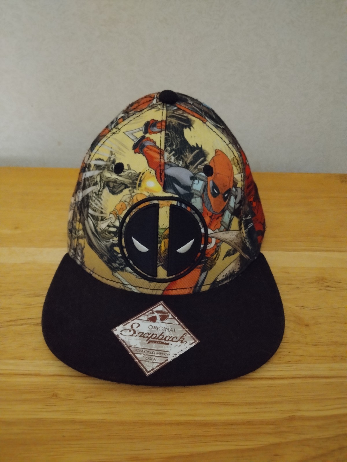 Marvel Deadpool Original Snapback Hat Bioworld Me… - image 1
