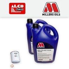 SERVICE KIT for ISUZU D-MAX 2.5 CRDI OIL FILTER +10L 10w40 OIL (2012-2017) 8.00 per litre