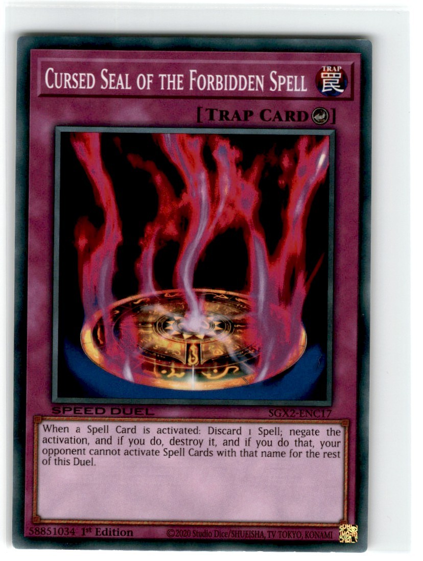 Yu-Gi-Oh! Speed Duel Cursed Seal of The Forbidden Spell 1st