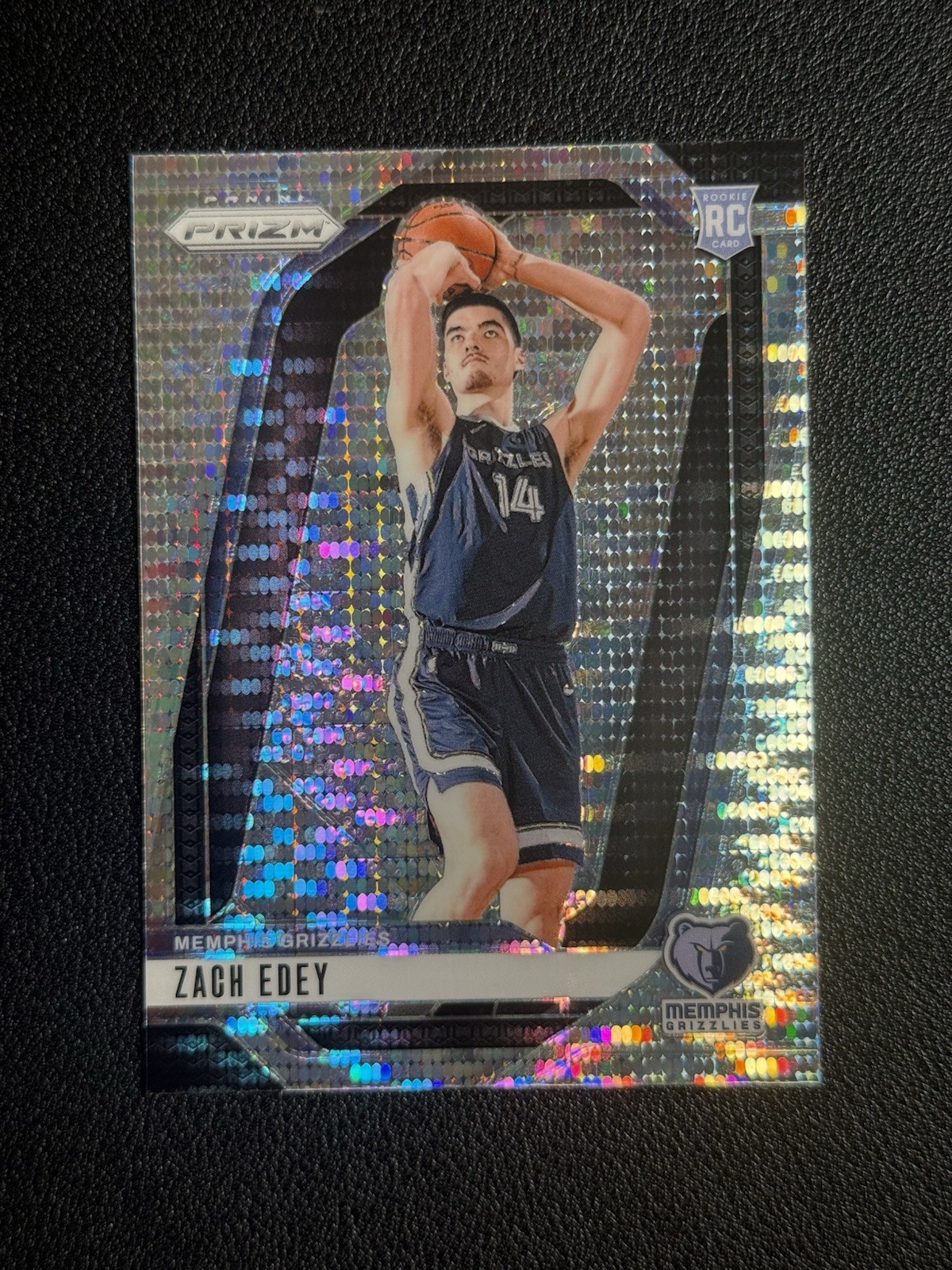 2024-25 Panini Prizm ZACH EDEY Rookie RC Pulsar PRIZM Memphis Grizzlies #249