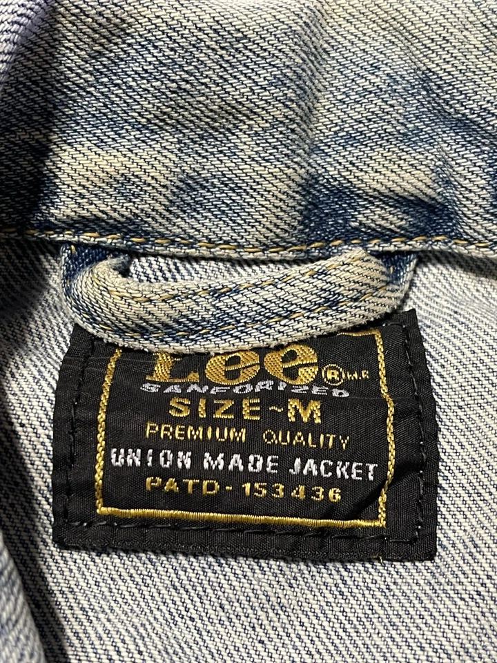 Chaqueta vaquera Lee Riders para niñas talla M hecha en unión EE. UU. vintage T24 Foto 3 de 4