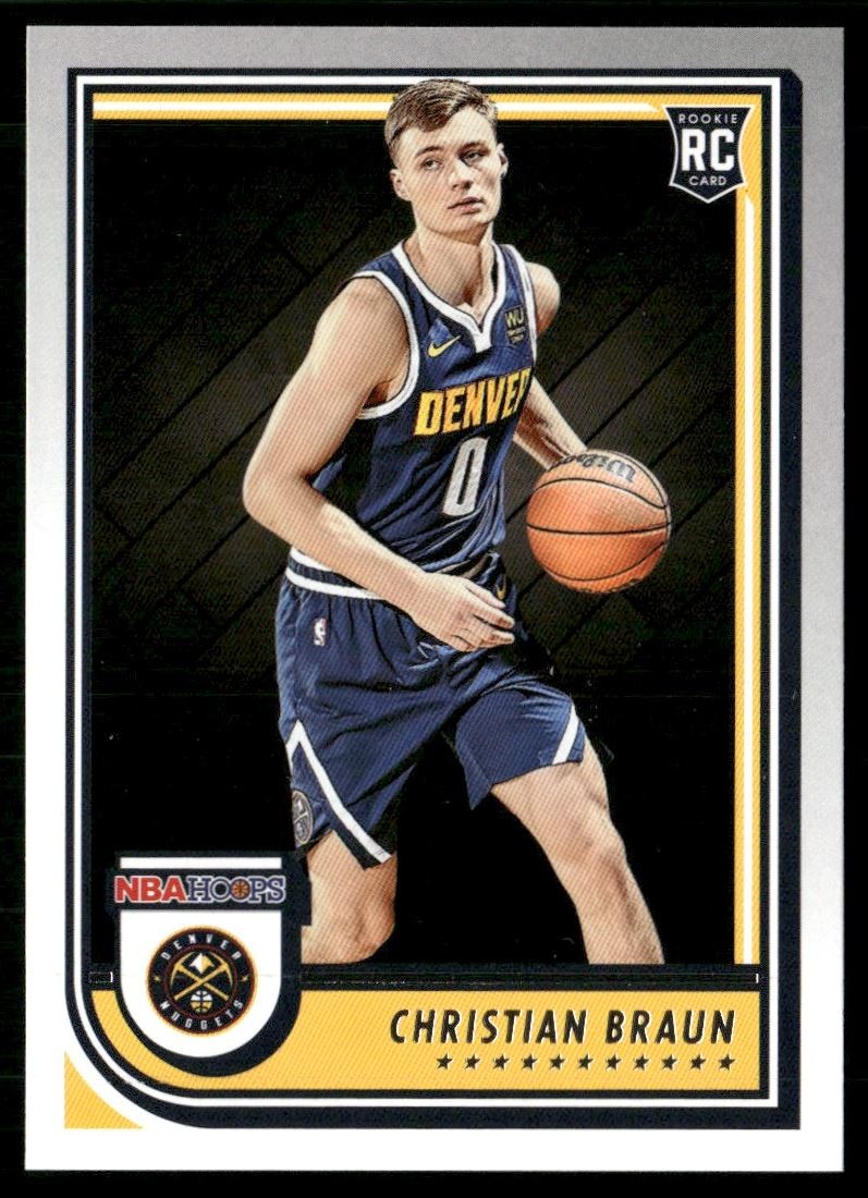 Christian Braun Rookie 2022-23 Hoops Denver Nuggets #251