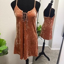Forever-21 Women's Orange Dress