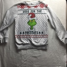 Dr. Seuss The Grinch Merry Grinches Kids Size M Long Sleeve Sweatshirt