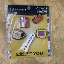 Uniquely You 5 Pack Crocs Jibbitz/Charms Iconic Friends TV-Show Y2K Central Perk