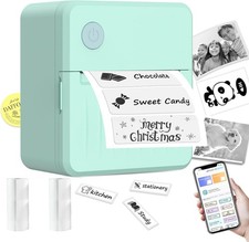 Rotema Label Maker Machine with Tape – Bluetooth Thermal Label Printer, Label 