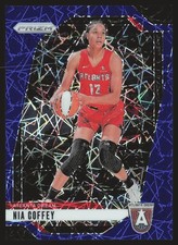 2024 Panini Prizm WNBA #71 Nia Coffey Blue Velocity Prizms