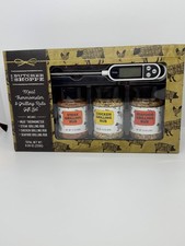 The Butcher Shoppe Digitales Fleischthermometer & Grillabrieb Geschenkset