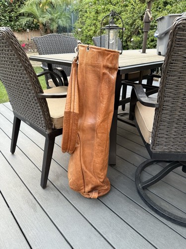 Mackenzie Golf Bag Horween/Cordovan Leather 1 Of 1 - Matching Club Cover 8” - Picture 2 of 13
