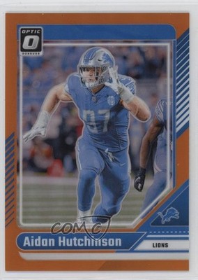 2024 Panini Donruss Optic Orange Prizm 210/249 Aidan Hutchinson #68 0e6p