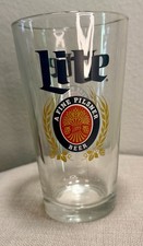 Vintage Miller Lite Pilsner Glasses  Set of 3&bull; Never Used