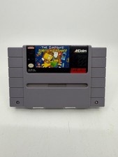 The Simpsons Bart’s Nightmare SNES Super Nintendo Authentic Acclaim Cartridge