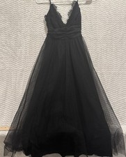Windsor Tulle Dress *XS* Black Prom Bridesmaid Homecoming