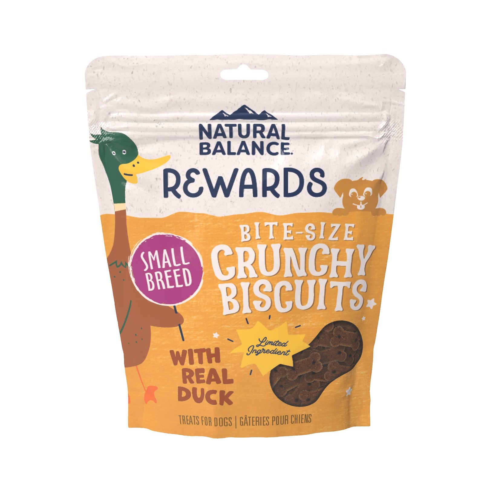 Natural Balance Potato Duck Dog Treats Grain Free Small Bree