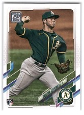 Daulton Jefferies 2021 Topps Baseball #656 Oakland Athletics Rookie RC