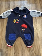Vintage 90s Mickey Mouse Outfit Boys 6/9 Month One Piece