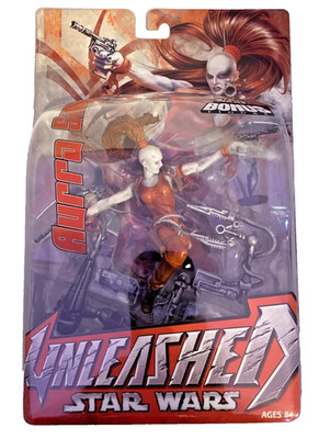 Star Wars Unleashed 6'' Aurra Sing with Bonus Figure PACKAGE WEAR FREE SHIPPING