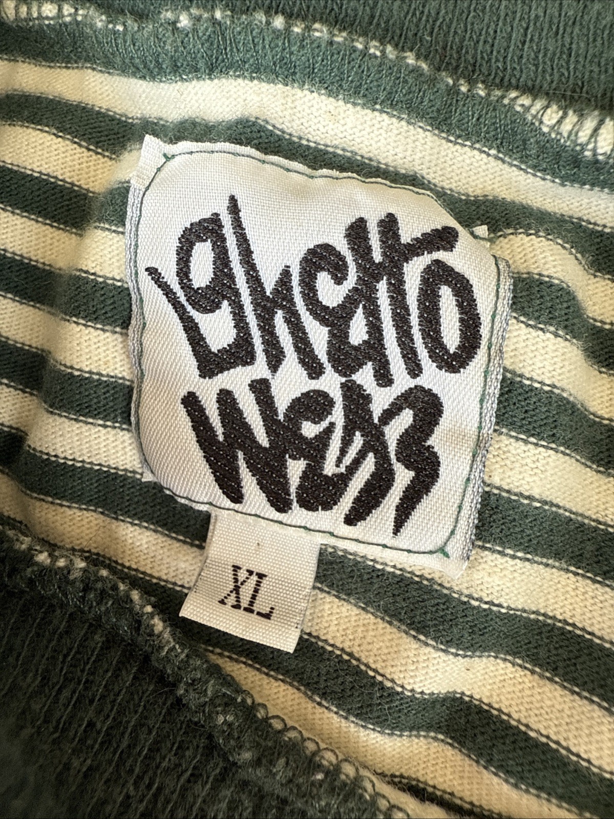 Vintage World Industries Ghetto Wear Embroidered Shirt Rare Daewon XL LOOK 