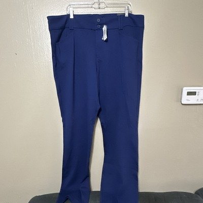 Torrid Studio Luxe Ponte Bootcut Trouser Dress Pants Flat Front Pockets Blue