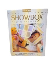 NEW ShowBox Photo Viewer 4x6" Holds up to 40 Pictures Baby Ed Factory Sealed