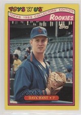 1989 Topps Toys R Us Rookies Box Set David West #33 0o9