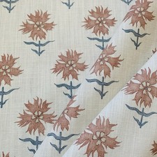 Harlequin Henry Holland Curtain Fabric FELLCROFT ~ ROSE ~  1.05m ~ Floral Design