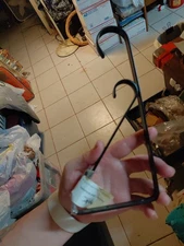 Black Metal Plant Hanger- Style Selections Plant Hook