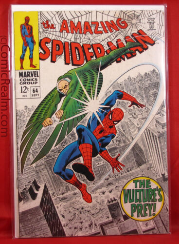 Amazing Spider-Man #64 (1968) Marvel The Vulture's Prey ! B&B VF+ ! - Photo 1/1