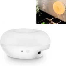 Cooligg 2-Port USB Desktop Charger with LED Lamp Fast Charger Wall Mount, White