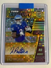 2021 Donruss Elite Turn of the Century Jaret Patterson Auto RC #D /25 Gold Holo