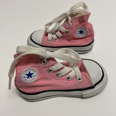 baby pink converse high tops