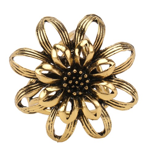 Anneau Attache Foulard Malka Paris - Bijou Vintage Bague - Occasion