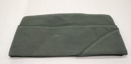 US ARMY MEN'S DRESS GREEN GARRISON CAP 1950'S
