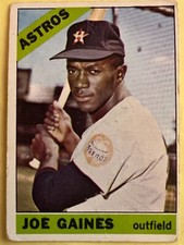 1966 Topps #122 Joe Gaines Houston Astros VG - FREE SHIPPING