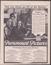 1925 Paramount Pictures Print Ad DX at the Movies Peter Pan The Golden Bed Illus