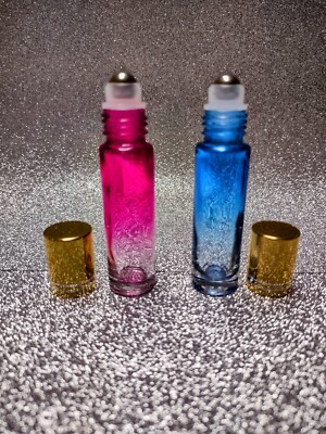 2 Colors, 10 ml Perfume Oils, Premium body Oils, Roll On Bottles, Metal Roller