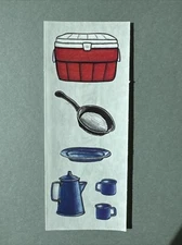 Mrs. Grossman's Stickers | CAMPING COOLER PAN  | Retired 1994 Creative Memories