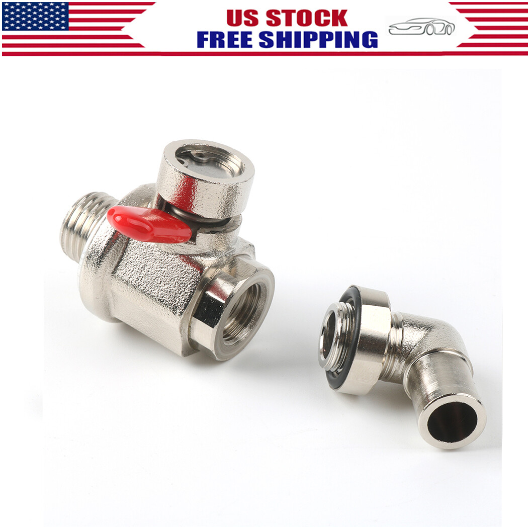 Drain Valve With Removable L-shape Hose End Combo (14mm-1.5)