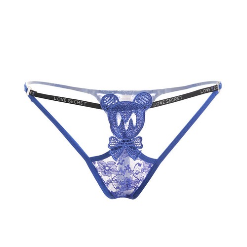 Sexy Underwear Hollowed Out Low Waist Thong Sexy Transparent Underwear - Picture 7 of 18