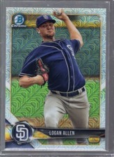 2018 Bowman Chrome Prospects Mega Box Mojo Refractor Logan Allen #BCP99