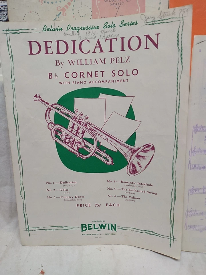 Partituras Lote de 4 Cancioneros Completos Plantación Naranja Color Cielo Trompeta Foto 2 de 4