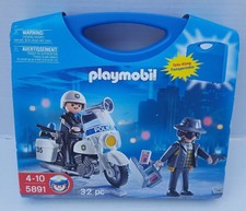 playmobil police carry case