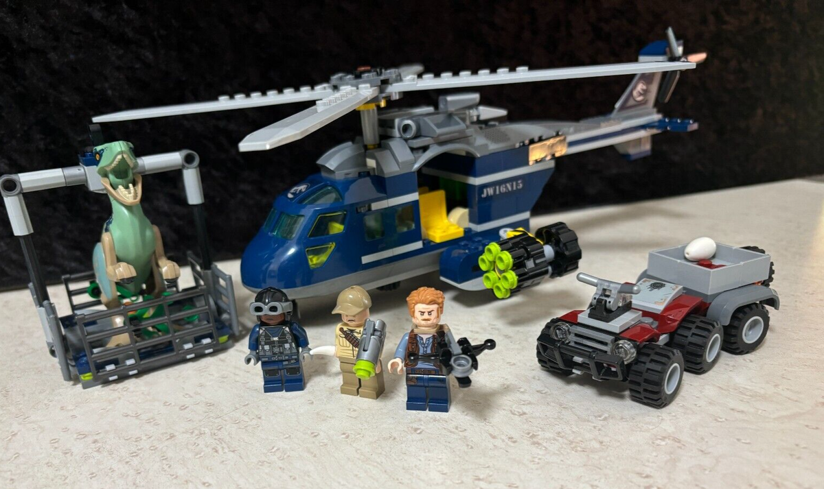プレイステーション2 LEGO Jurassic World #75928 Blue's Helicopter Pursuit 100% Complete