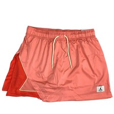 Nike Jordan Skort Mini Skirt w/ Shorts Women  s M Medium Loose Fit Orange Peach
