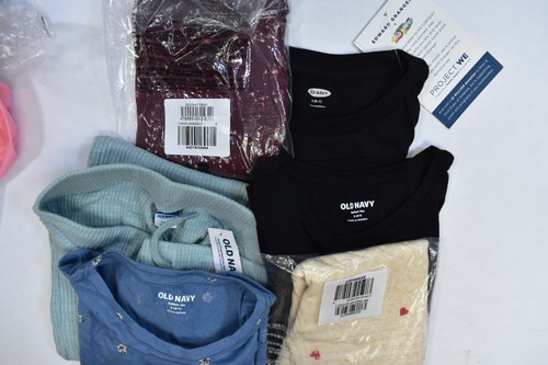 Old Navy Bulk Lot Of 19 Girls Size Small 6/7 Mixed Seasons Tops Bottoms Shorts - Picture 7 of 8