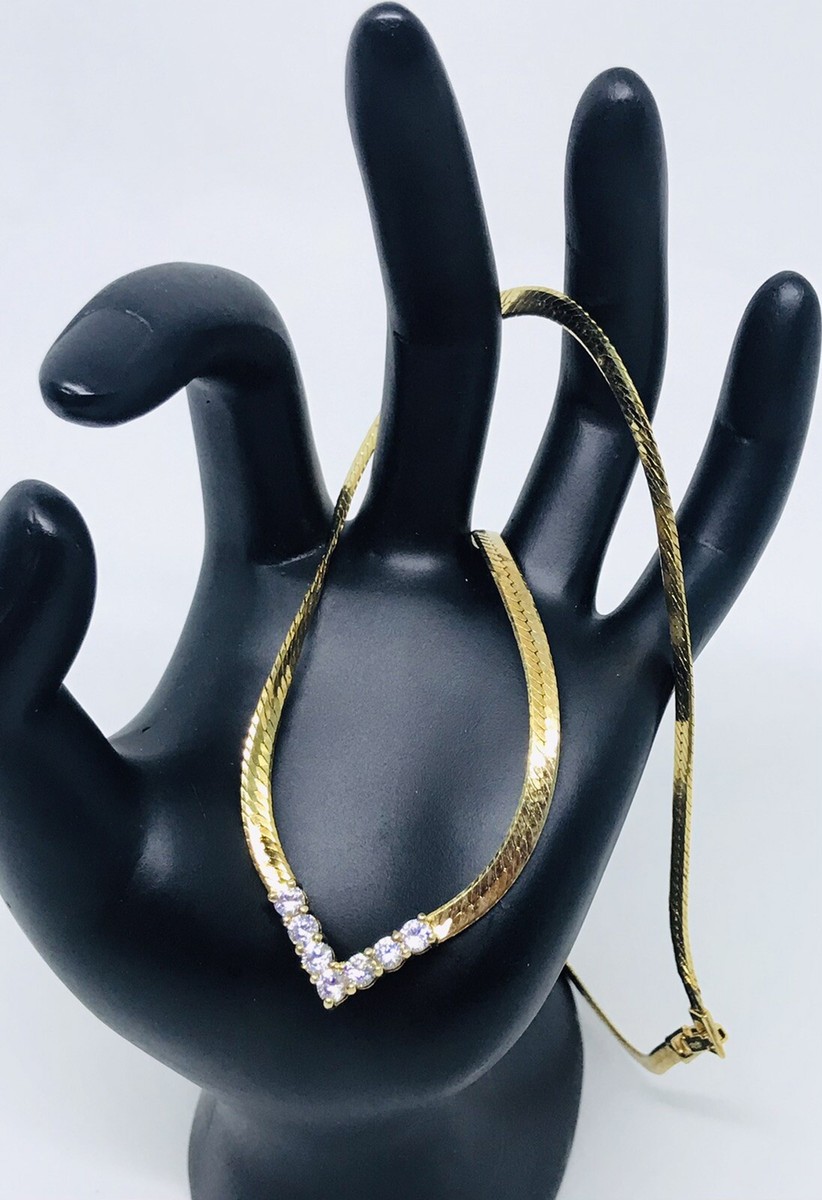 ★VINTAGE HOLLYWOOD★ Prism Chain Necklace_VH2533NE070M s-l1200.jpg