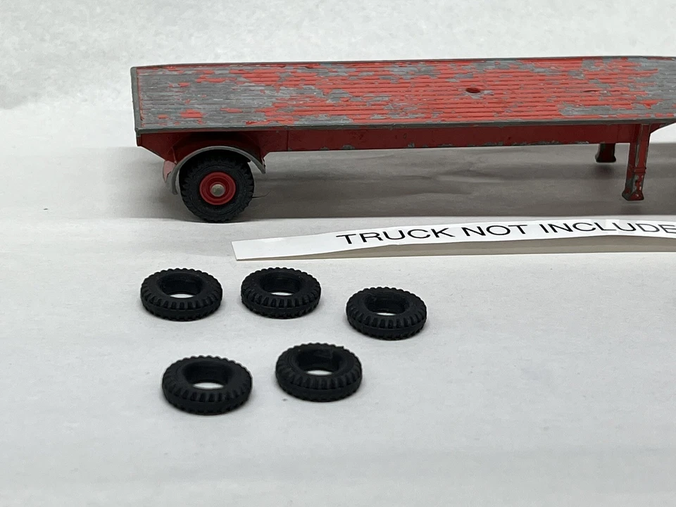 11  new tires for leney Matchbox King Size Ford Tractor K-20 Transporter - Image 2 of 4