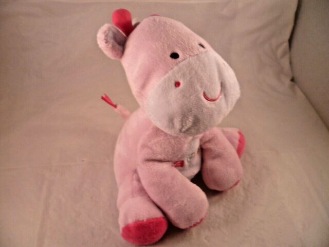 CARTERS JUST ONE YOU PINK GIRAFFE ABC SONG MUSICAL STUFFED ANIMAL TOY PLUSH 9